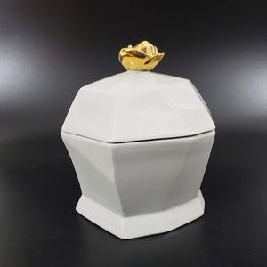 Hallmark Grey Geode Shaped Trinket Dish